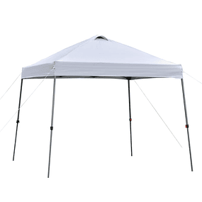 3x3 Portable Garden Folding Tent with Carrying Bag with Wheels Steel for Outdoor Party Camping White