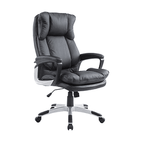 Height adjustable swivel and liftable office chair PU 66x71x110-120.5 cm Black