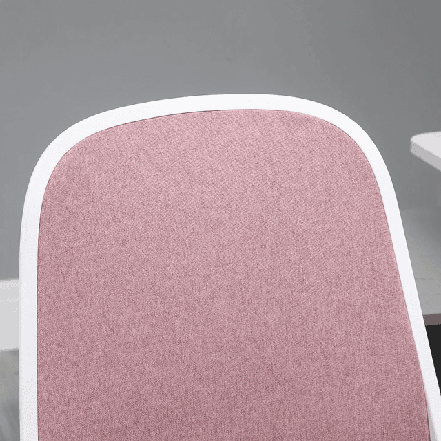 Silla De Escritorio De Esponja Vinsetto 62,5x60x94-104 cm-rosa con