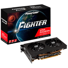 PowerColor Fighter AMD Radeon AXRX 6500XT 4 GB GDDR6 - Tarjeta gráfica