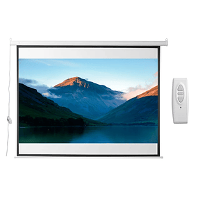 Electric projector screen 100 inches motorized 4: 3 Format with remote control 203x152 cm