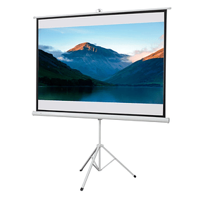 Foldable Projection Screen 84 Inch 4:3 Format Height Adjustable Home Cinema Presentations 180x203 cm White