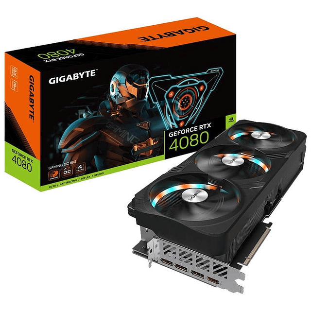 Placa Gigabyte GeForce RTX 4080 GAMING OC 16GB GDDR6X