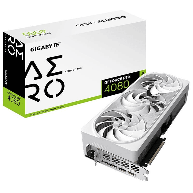 Gigabyte GeForce RTX 4080 AERO OC 16GB - Tarjeta gráfica