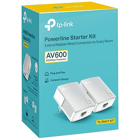 Adaptador TP-Link TL-PA411KIT PLC Powerline AV600 Nano