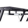 Office Desk Computer Table 2 in 1 L-Shaped Desk 130x130x73.5cm and Straight Desk 210x50x73.5cm Black