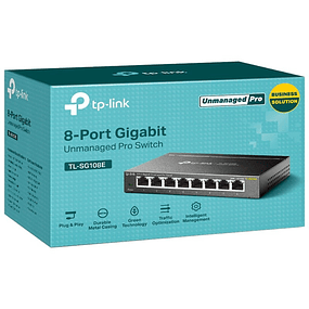 TP-Link TL-SG108E Switch Inteligente Fácil 8 puertos Gigabit