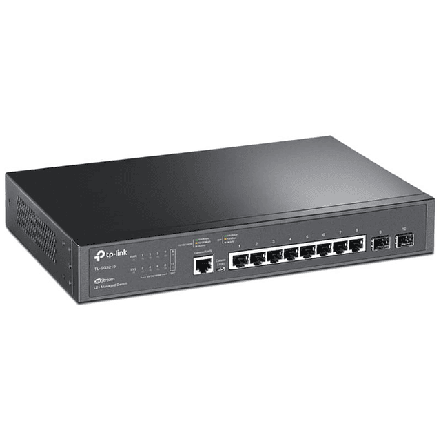 TP-Link TL-SG3210 8 Port Gigabit Smart JetStream Switch Black