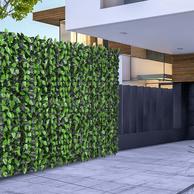 Rollo de 3x1m, cercado Artificial para balcón, cercado de privacidad, jardín al aire libre, pared decorativa, planta verde PE