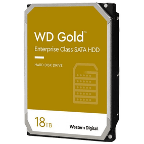 Disco rígido WD Gold SATA 3,5" de 18 TB