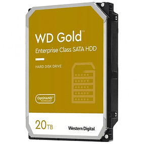 Disco duro WD Gold SATA3 NAS 3.5 de 20 TB