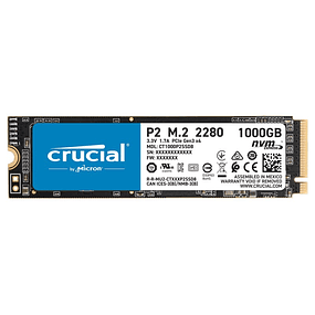 Crucial P2 M.2 1TB PCI Express 3.0 NVMe - SSD Hard Drive