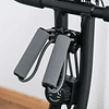 Bicicleta Estática Plegable con Volante 1.5kg Sensor de Pulso Pantalla LCD Resistencia Ajustable en 8 Niveles y Asiento Ajustable 107x53x107cm Negro
