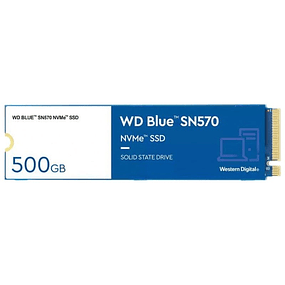 Disco duro WD Blue SN570 M.2 500GB PCIe 3.0 NVMe SSD