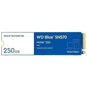 Disco duro WD Blue SN570 M.2 250 GB PCIe 3.0 NVMe SSD