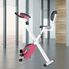 Folding professional exercise bike with 8 levels of magnetic resistance Seat with Adjustable Height Steel 43x97x109 cm