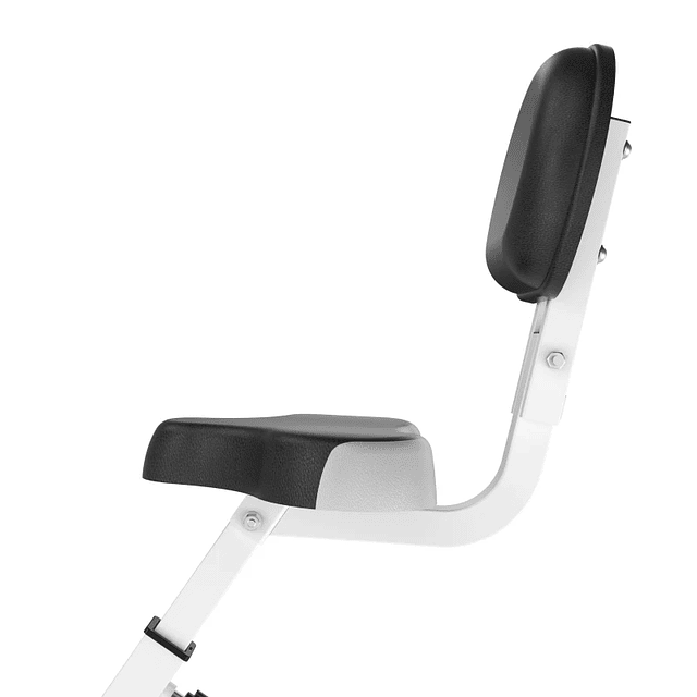 Bicicleta estática profesional plegable con 8 niveles de resistencia magnética Asiento con Altura Regulable Acero 43x97x109 cm