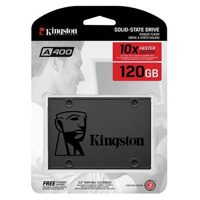 Kingston A400 120GB Sata3 - SSD Hard Drive