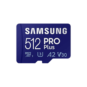 Samsung MicroSDXC PRO Plus 512GB Clase 10 UHS-I + Adaptador
