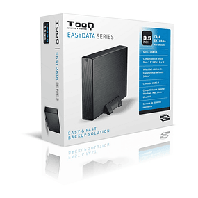 TooQ TQE-3527B Caja HDD 3.5" SATA3 USB 3.0 Negro