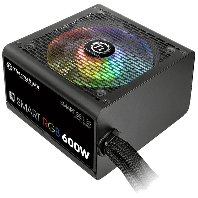 Fuente de alimentación 600W Thermaltake Smart RGB 80 Plus