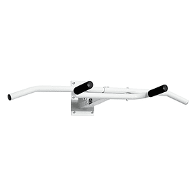 Wall-Mounted Sit-Up Bar for Sit-Ups and Bodybuilding Exercises - White - 118x44x20 cm
