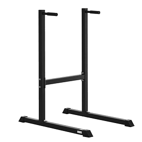 Bodybuilding Dip Station Support for Training Chest Abs and Back Max. 120kg 104x70.5x122cm Black