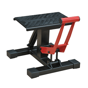 Height Adjustable Universal Motorcycle Lift Platform 28x17.5x24.5x35.5 cm Black and Red