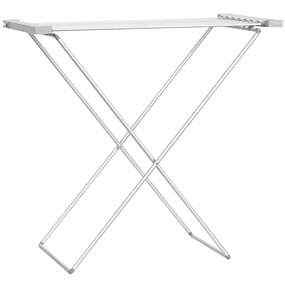 Electric Clothes Hanger 120W Electric Clothes Hanger with Aluminum Alloy Structure 94x50x90cm Silver
