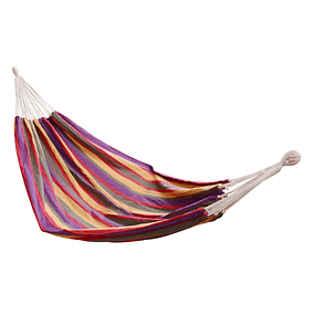 Hammock Bed for 2 People Hammock Bed for Camping Beach Garden Maximum Load 150kg 210x150cm - multicolor