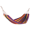 Single Portable Hammock Bed for Camping Pool Garden Maximum Load 150kg 200x100cm Multicolor