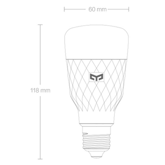 Bombilla LED inteligente Yeelight W3 Luz blanca cálida - Bombilla inteligente