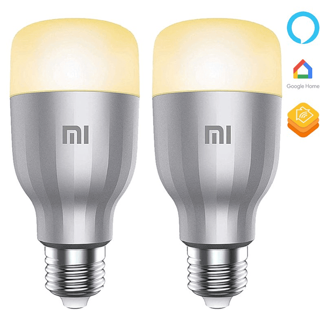 Pack x2 Bombilla Inteligente Xiaomi Mi LED Smart Bulb RGB Multicolor XIAOMI