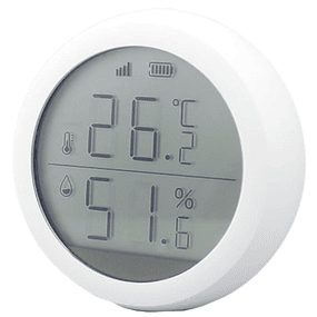 Sensor de temperatura y humedad Zemismart Zigbee LCD