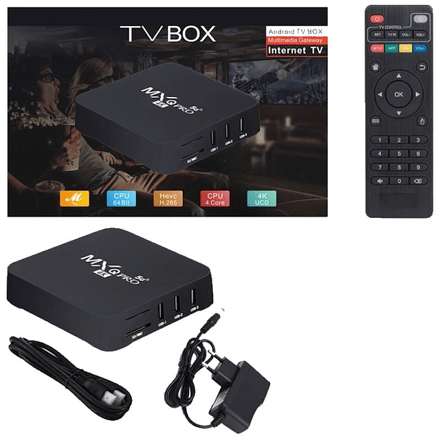 MXQ Pro 5G 4K 2GB/16GB Android 10 - Android TV