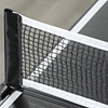 Mesa de Ping Pong Plegable con Estructura Portátil de Aluminio para Interior y Exterior 152x76x72 cm Negro