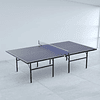 Mesa de Ping Pong Plegable con Red Color Azul Acero y MDF152,5x274x76cm