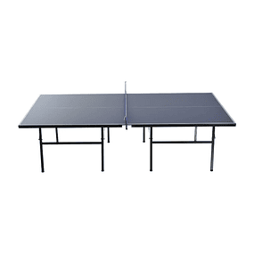 Mesa de Ping Pong Dobrável com Rede Cor Azul Aço e MDF152.5x274x76cm 