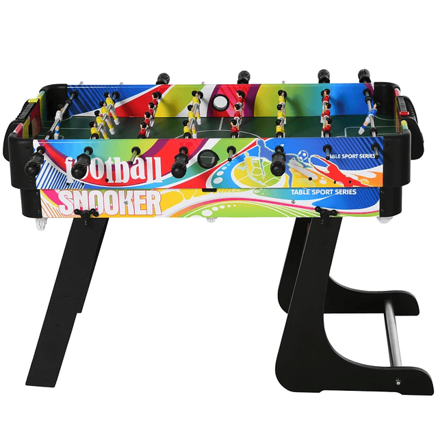 Mesa multijuegos 4 en 1 diseño futbolín Hockey Billar ping - pong 86,5x43,5x64 cm