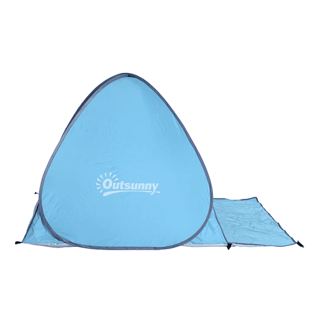 Carpa de playa Camping Picnic - Poliéster y Acero - 200x150x119 cm