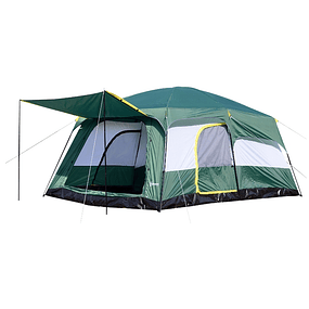 8-10 People Portable Waterproof Family Camping Tent with Carrying Bag 4.3x3x2m