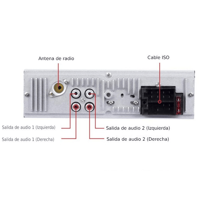 Autoradio RK-535 LCD 7" color | Bluetooth | USB | SD | AUX | SWC