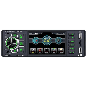 Auto-rádio DIN 1 P4022 IPS 3.8" Cor | Bluetooth | USB | SD | AUX