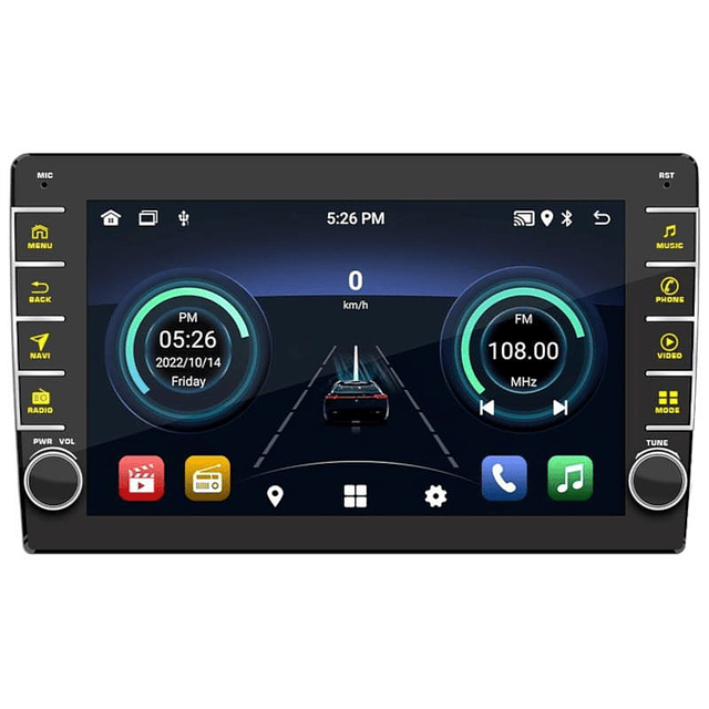 Autoradio 2 DIN S-9089 1GB/16GB GPS Android 10.1 9 pulgadas HD