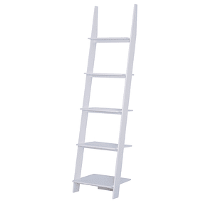 Ladder-shaped bookcase with 5 shelves 50x40x195cm