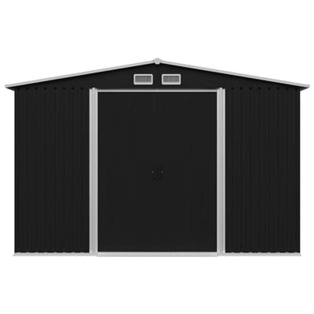 Garden shed 257x205x178 cm anthracite steel