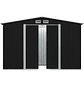 Garden shed 257x205x178 cm anthracite steel - thumbnail 4