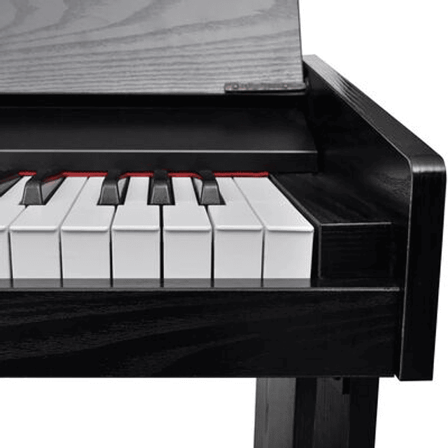 Piano digital clásico electrónico con 88 teclas y trípode