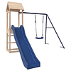 Solid pine wood outdoor playset