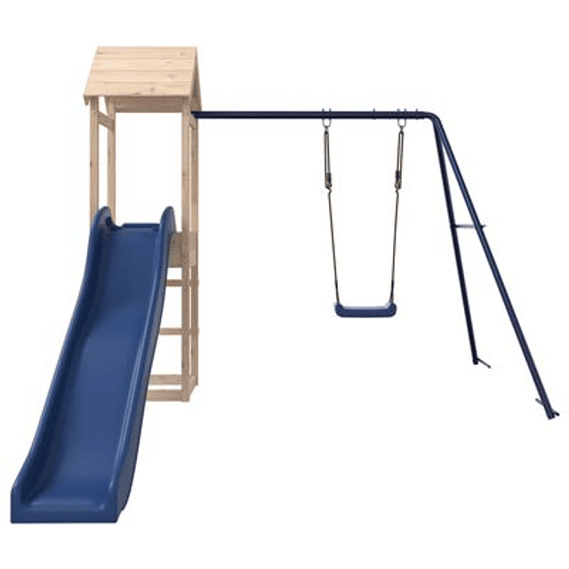 Solid pine wood outdoor playset